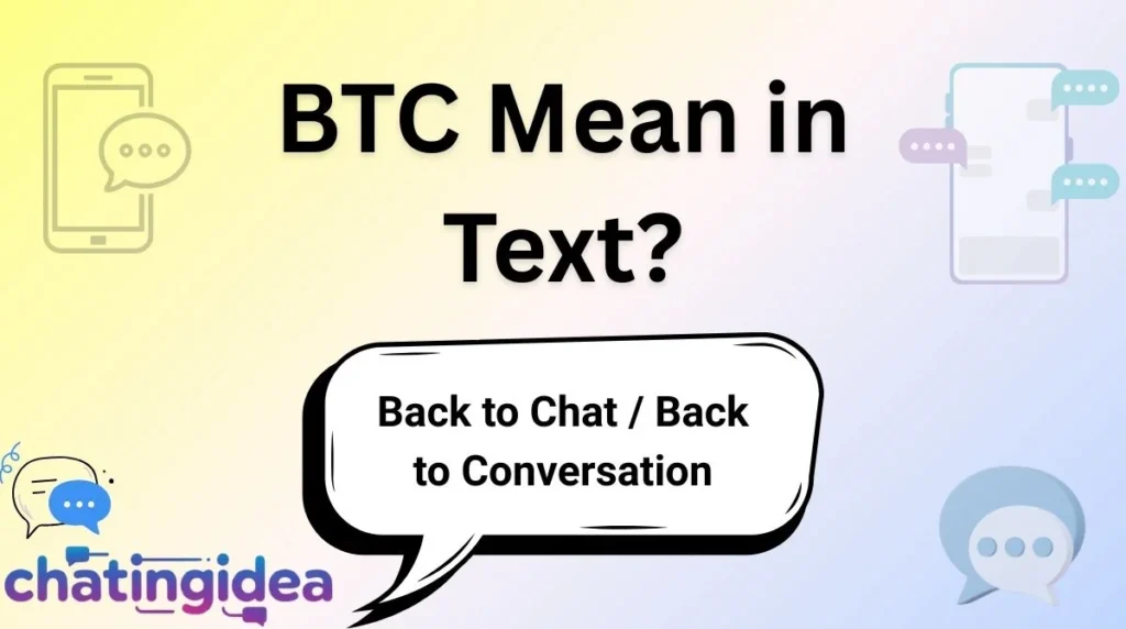 BTC Mean in Text?