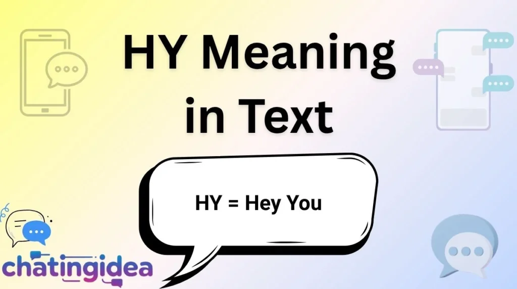HY Meaning in Text