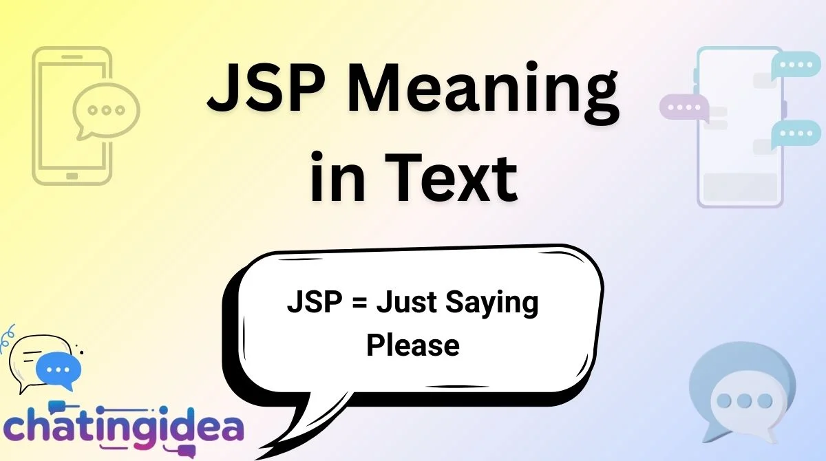 JSP Meaning in Text