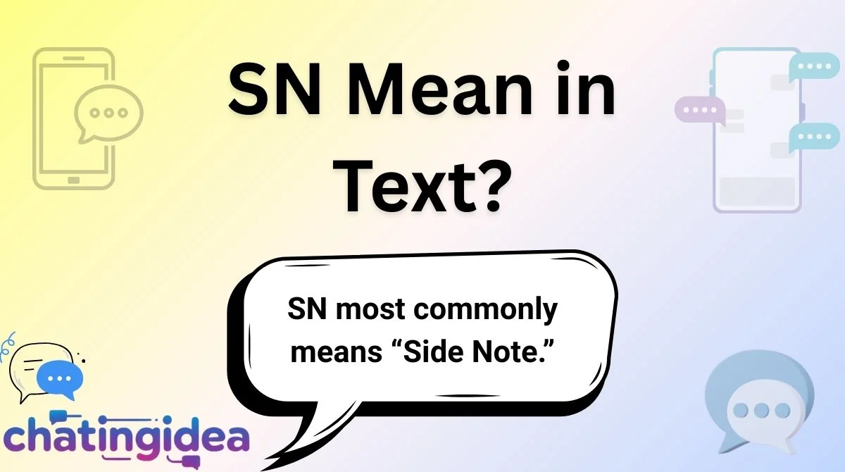 SN Mean in Text?