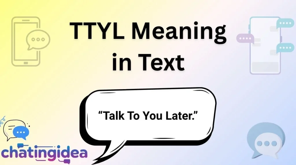 TTYL Meaning in Text