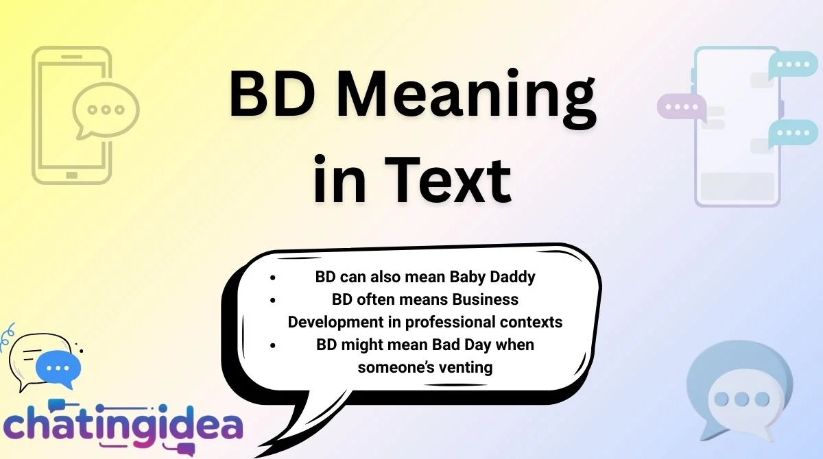 BD Meaning in Text