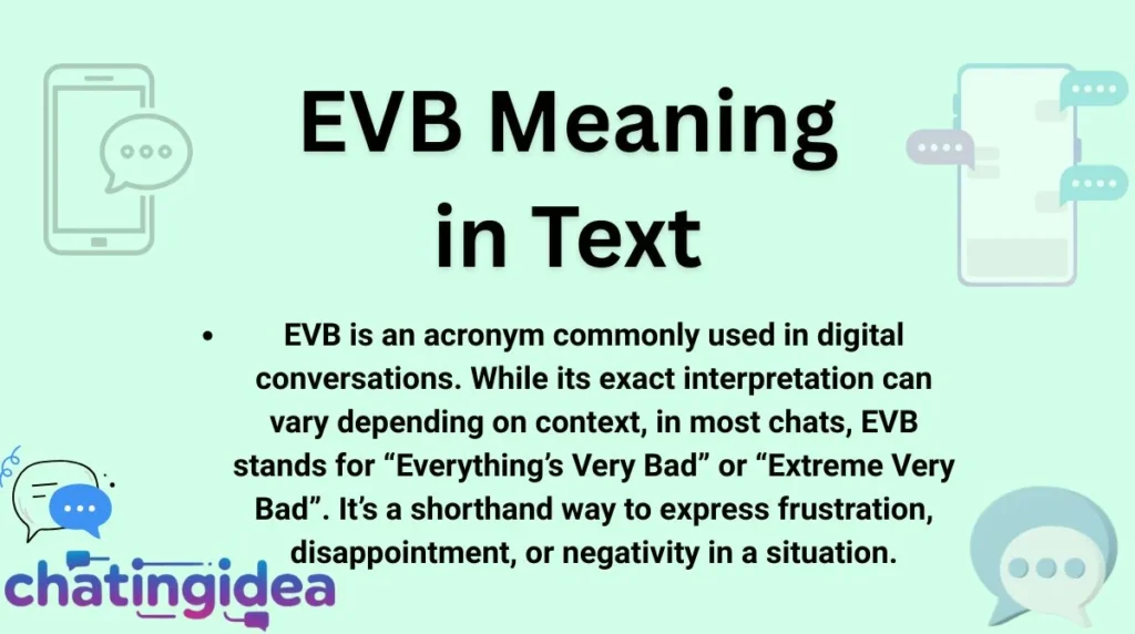 EVB Meaning in Text