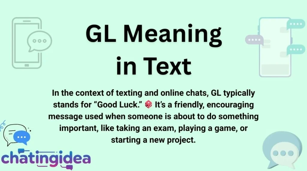 GL Meaning in Text