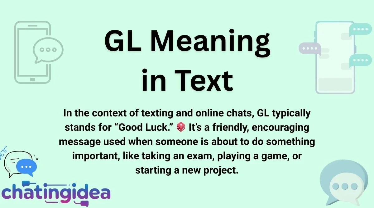 GL Meaning in Text