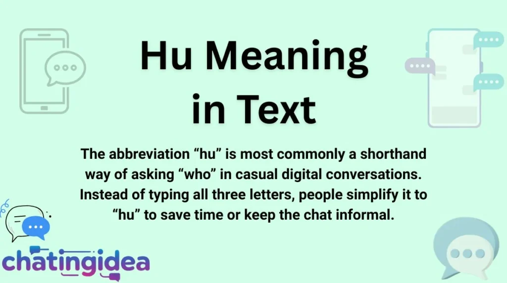 Hu Meaning in Text