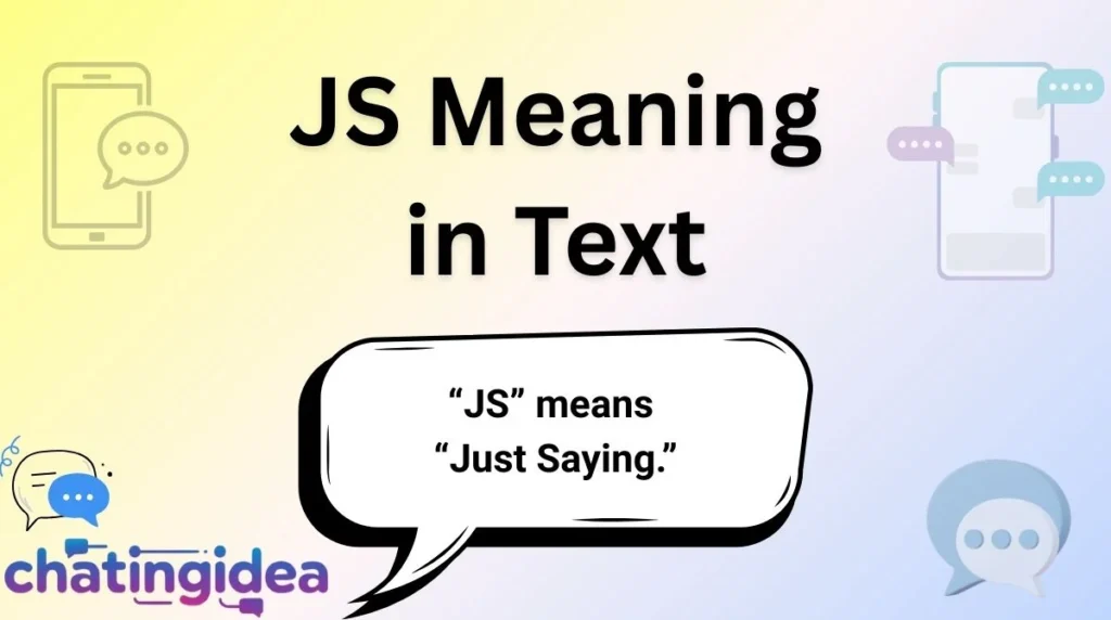 JS Meaning in Text
