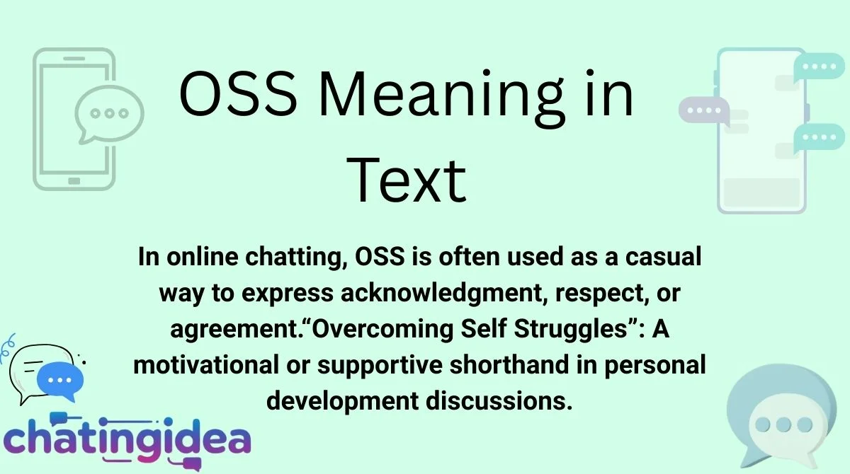 OSS Meaning in Text
