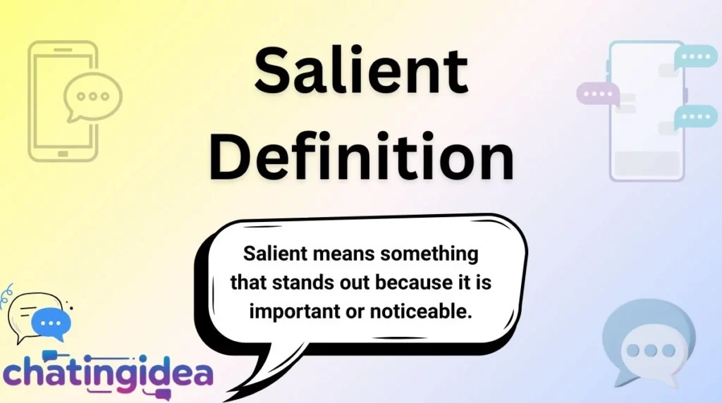 Salient Definition