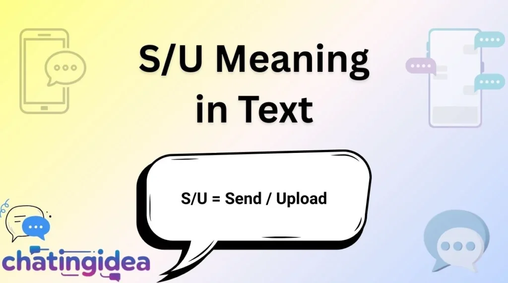 S/U Meaning in Text