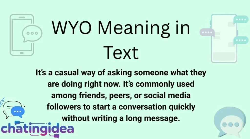 WYO Meaning in Text