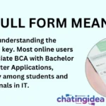BCA Full Form Meaning