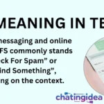 CFS Meaning in Text